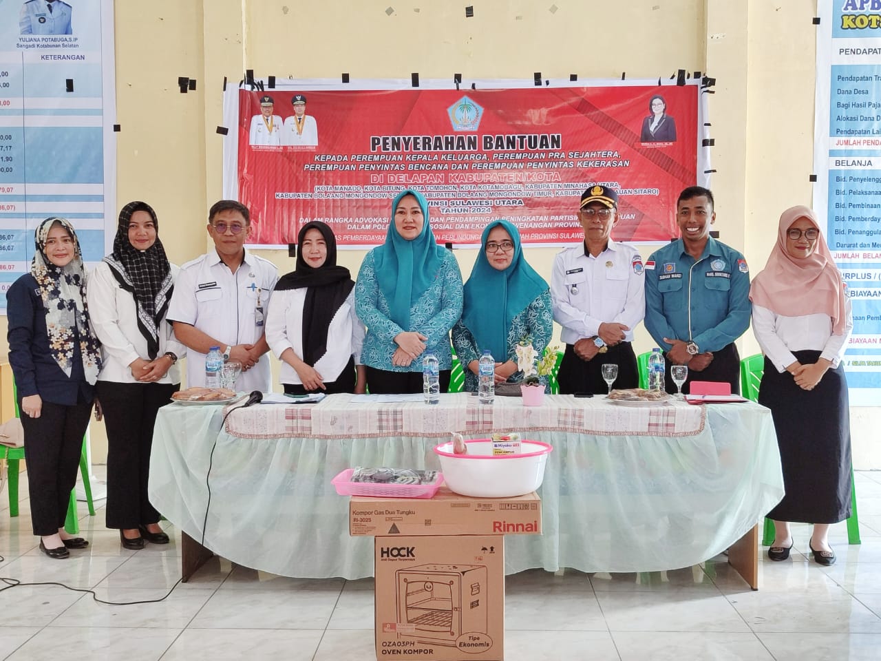 Gandeng Pemdes Kotsel, Pemprov Sulut Serahkan Bantuan di Kecamatan Kotabunan 