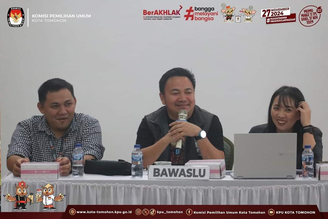 Bawaslu Awasi Proses Penetapan DPT Tomohon
