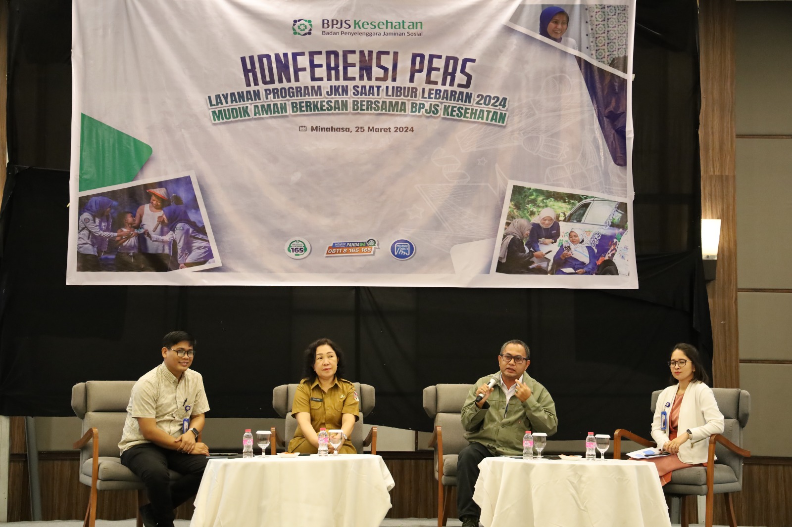 BPJS Kesehatan Tondano Gelar Konfrensi Pers Terkait Layanan JKN Saat Libur Lebaran