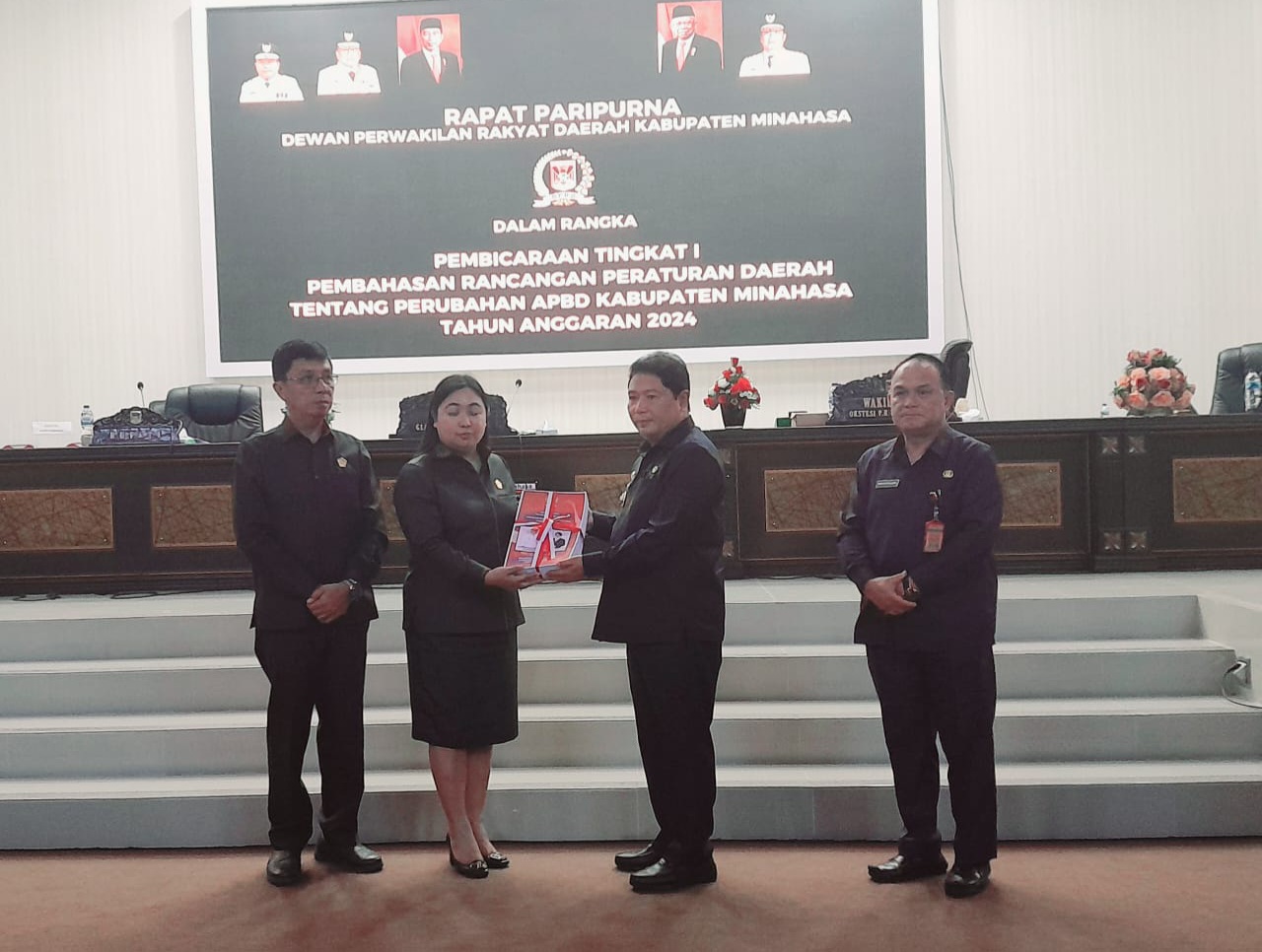 Dipimpin Okstesi Runtu, Rapat Paripurna Pembahasan Ranperda Perubahan APBD Tahun 2024 Berjalan Sukses 