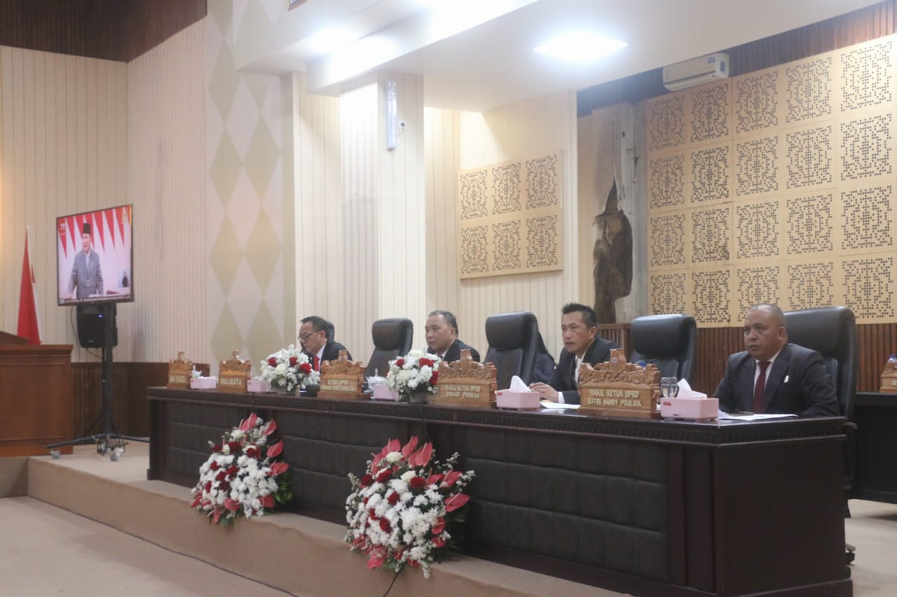 Caroll Ikuti Rapat Paripurna Penyampaian 8 Poin RAPBN 2026