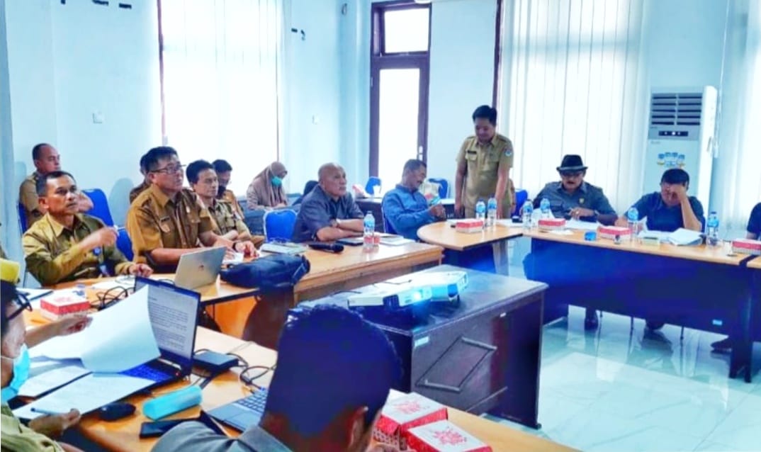 Distan dan DPRD Boltim Bahas Penyusunan Perjanjian Kinerja Bersama Kementan RI