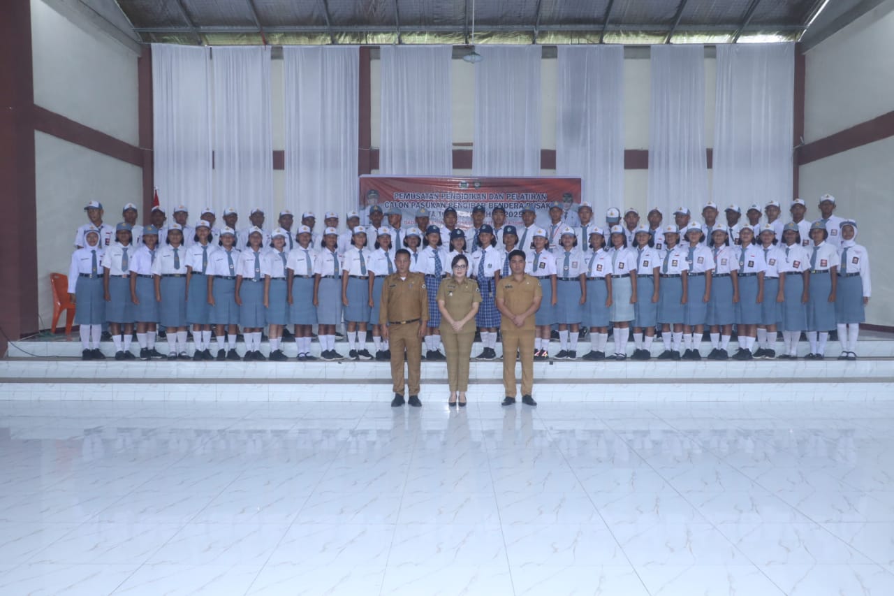 Pemusatan Diklat Calon Paskibraka Tomohon Resmi Dibuka