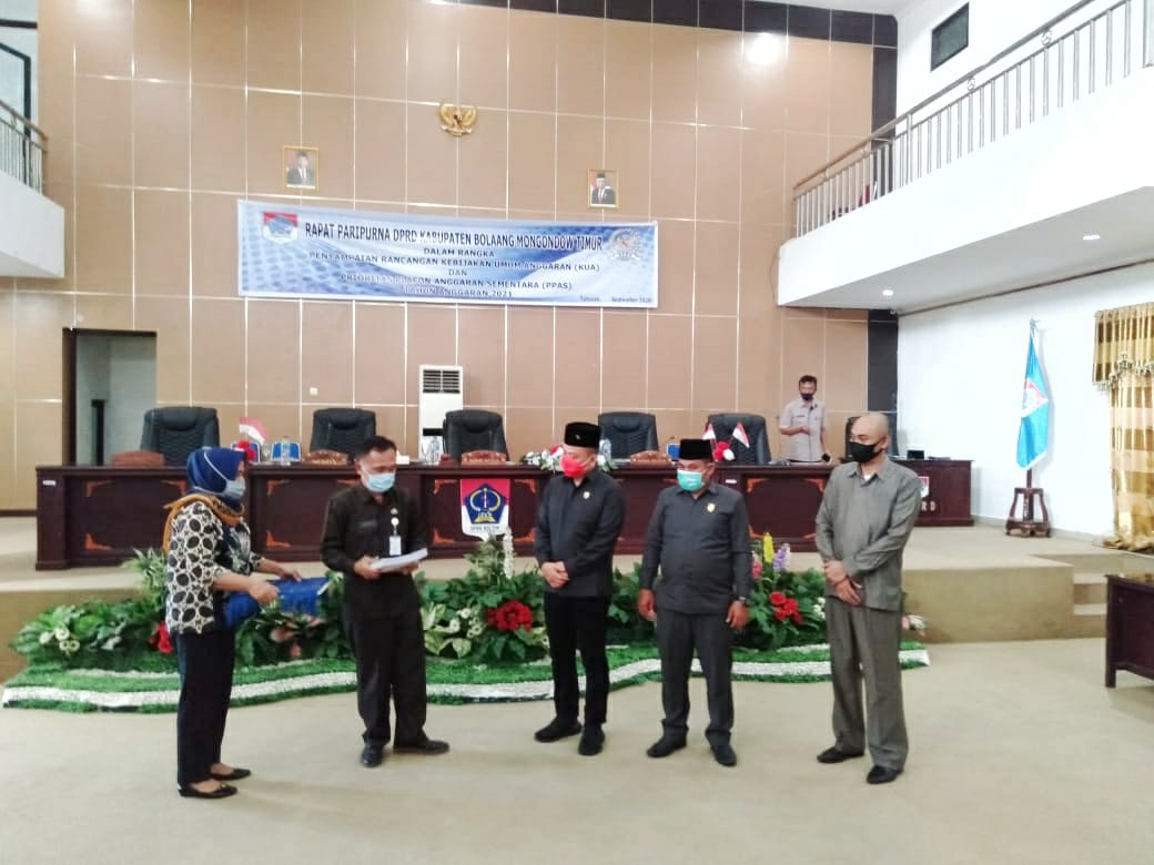 DPRD Boltim Bahas Rancangan KUA-PPAS 2021