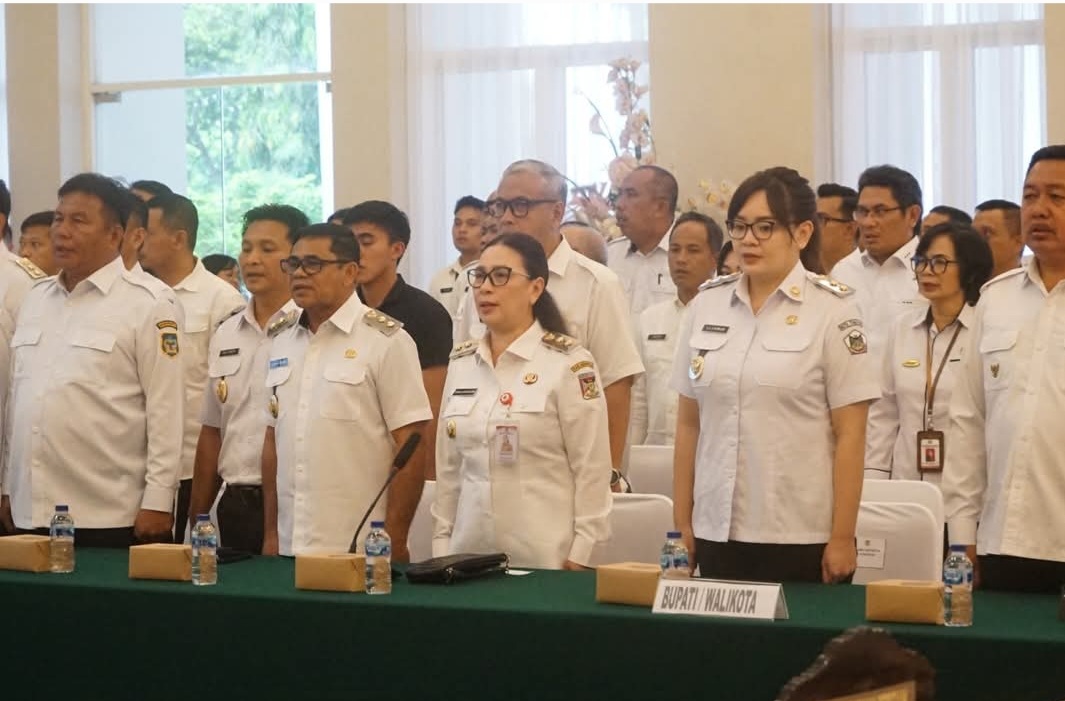 Dipimpin Gubernur, Wabup VaSung Hadiri Rakor Sosialisasi Program 3 Juta Rumah di Sulawesi Utara