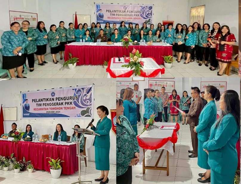 Karundeng Lantik Yuliana Asaad Jadi Ketua TP-PKK Tomohon Tengah