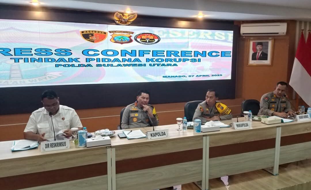 Polda Beber 5 `Aktor` Korupsi Dana Hibah GMIM