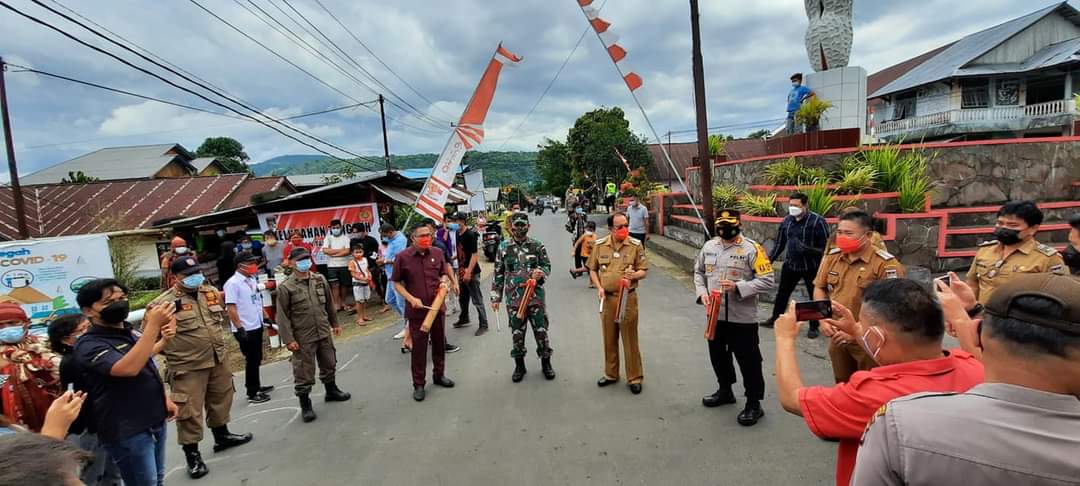Bupati Roring Resmikan Kampung Tangguh di Kawangkoan Utara