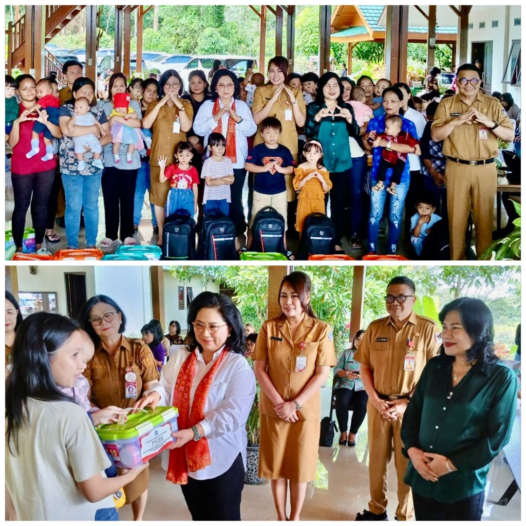 Ketua TP PKK Minahasa Djeneke Kumendong-Onibala Hadiri Sosialisasi Ketahanan Keluarga dan Perkawinan Anak Usia Dini