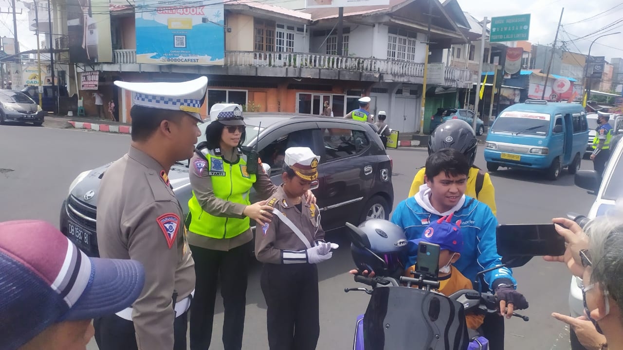 Operasi Zebra 2022, Satlantas Polres Tomohon Gandeng Pocil