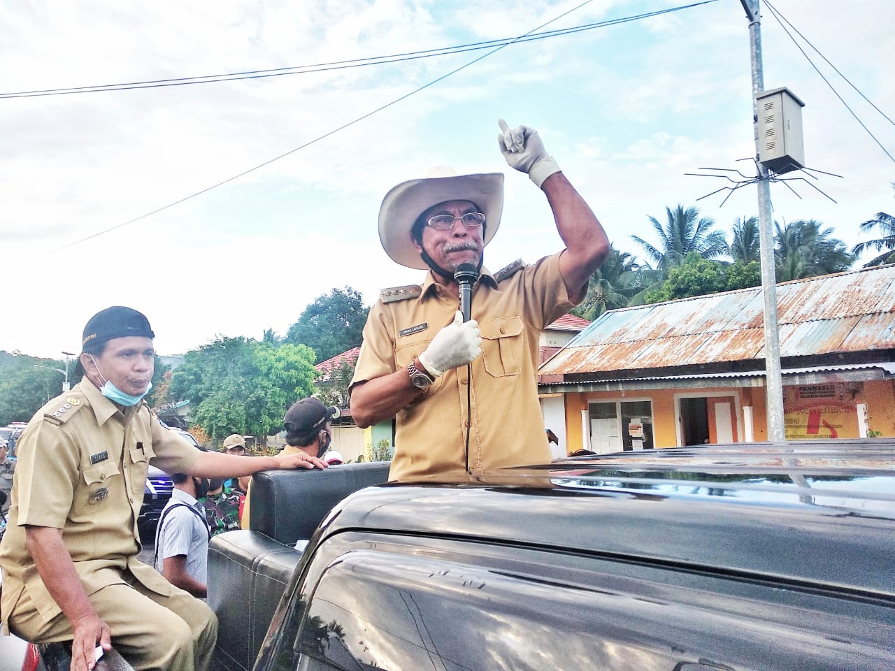 Lindungi Boltim Dari Covid-19, Landjar Terus Sosialisasi