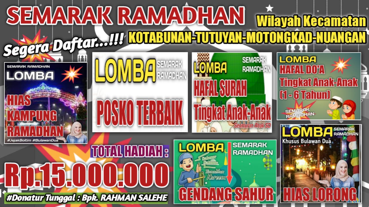 Rahman Salehe Siapkan 15 Juta Rupiah Untuk Semarakkan Bulan Suci Ramadan