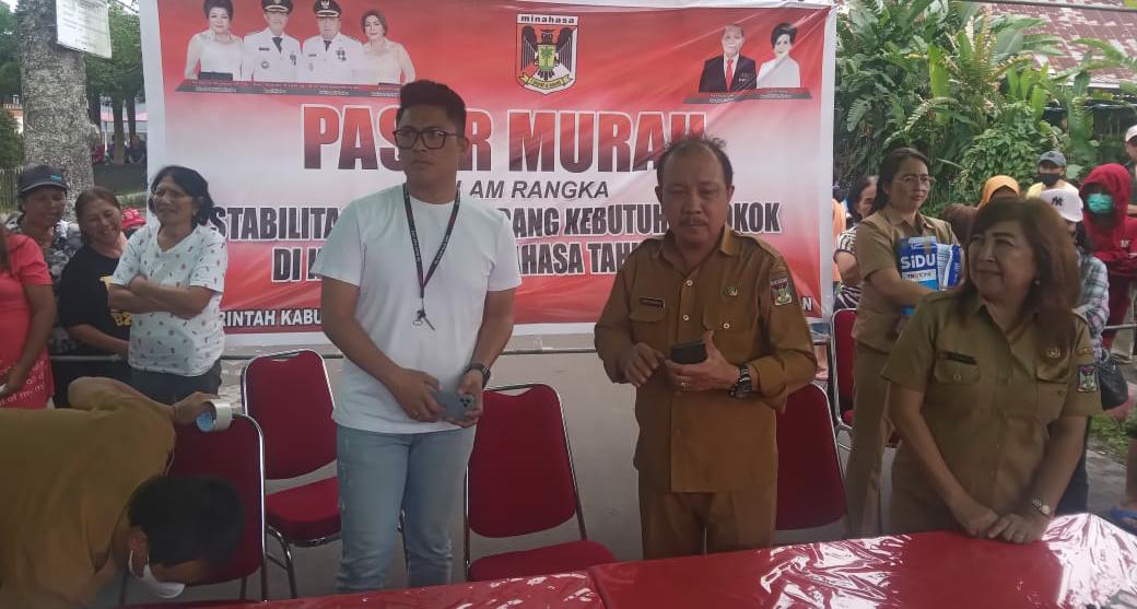 Jaga Stabilitas Harga, Pemkab Minahasa Gelar Pasar Murah