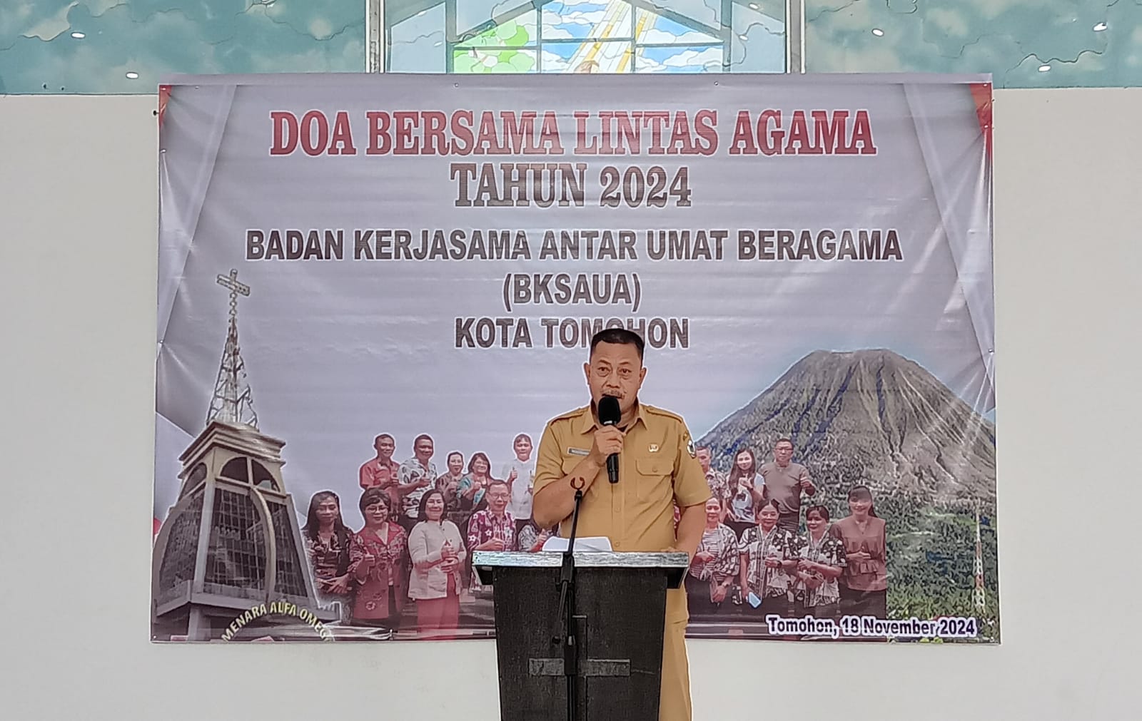 Mokorimban Wakili Kaligis di Giat Doa Bersama Lintas Agama