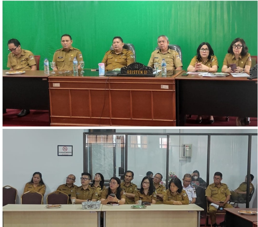 Dipimpin Sekjen Kemendagri, Plt Asisten II Arody Tangkere Ikuti Rakor TPID