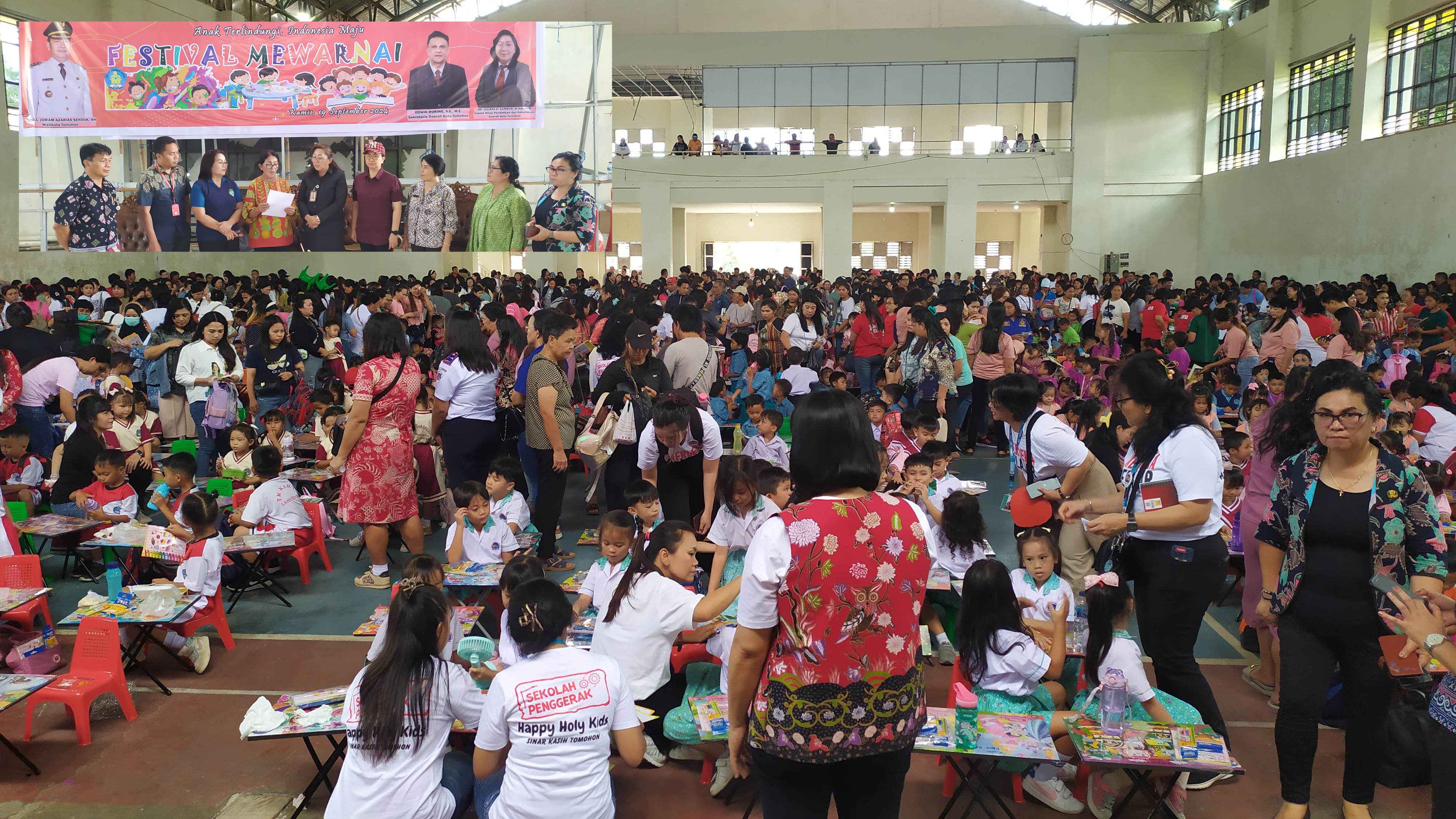 Jerome Lala Juarai Festival Mewarnai Tomohon