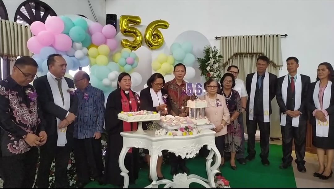 Syukur HUT ke-56 GMIM Getsemani Lansot Sarongsong 