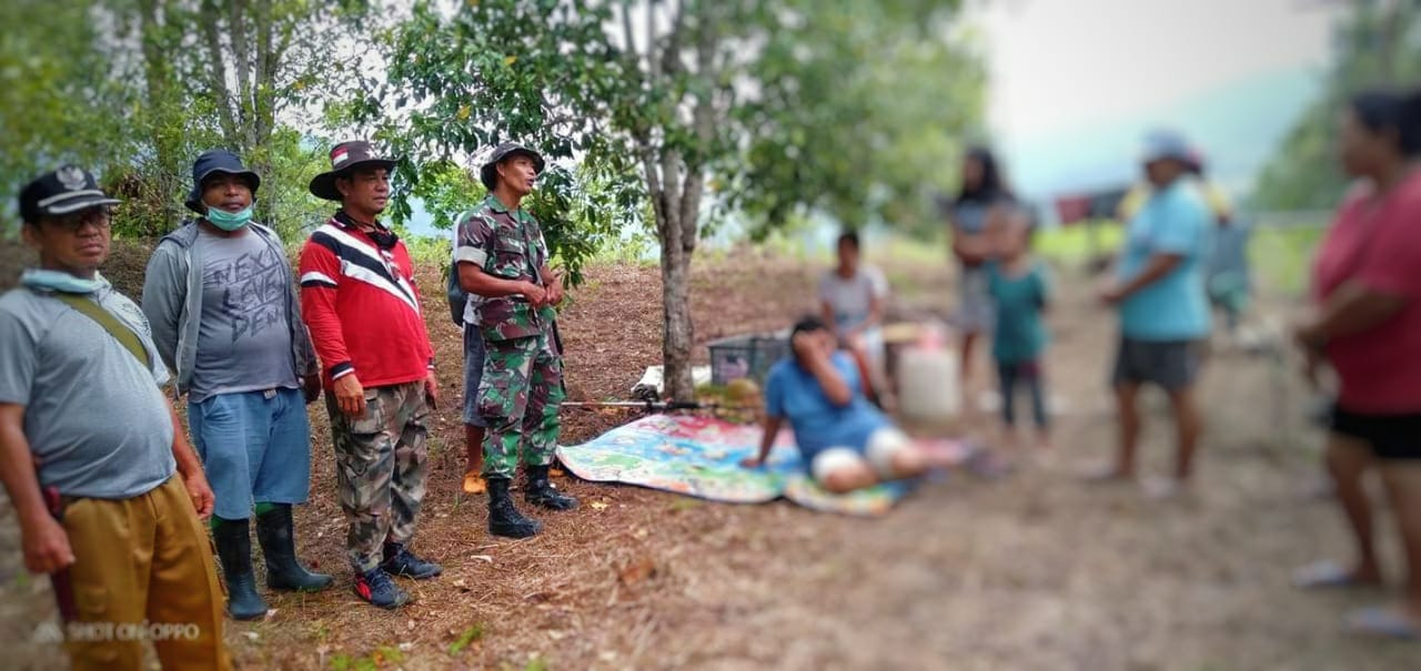 Pandemi Covid-19 Mengancam, 13 Warga Mitra “Mengasingkan Diri” di Perkebunan Boltim
