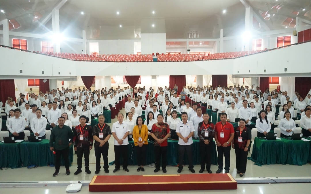 Buka Seleksi P3K, Bupati Jemmy Kumendongn Bakar Semangat Peserta
