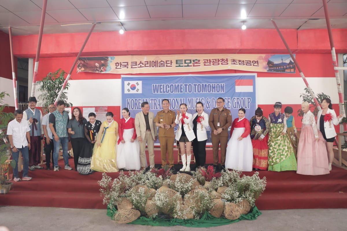 Caroll Sambut Wisman Korsel di Tomohon