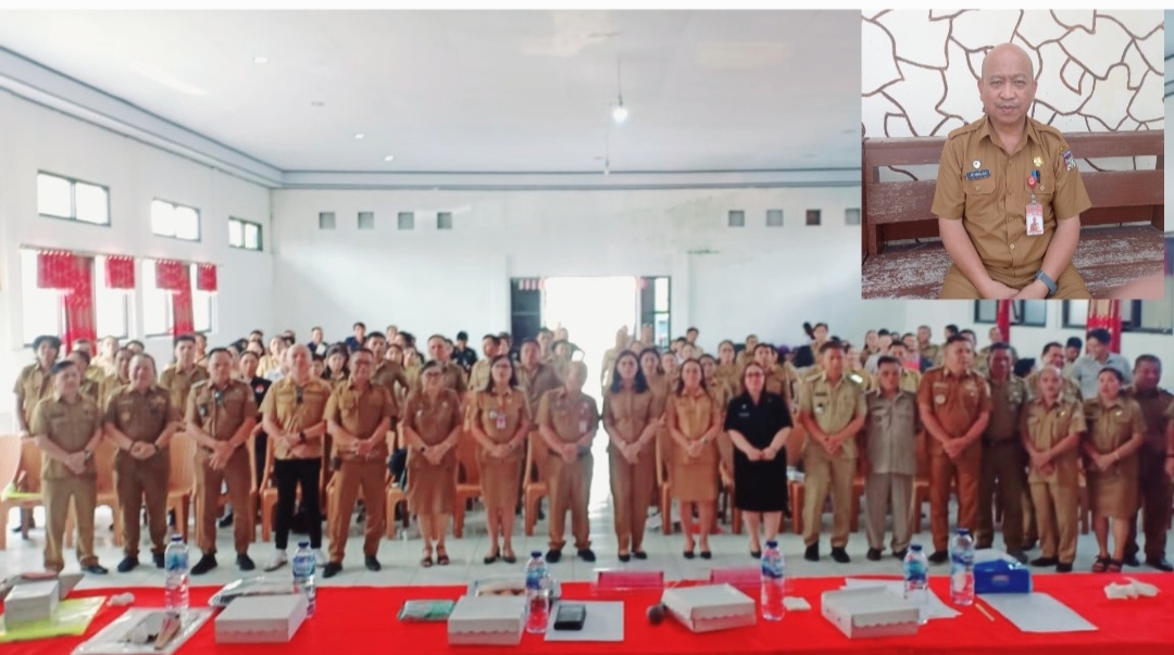 Hari Kedua Pelaksnaan Bimtek Pengelolaan Administrasi Kependudukan, Ini Yang Disampaikan Kadis Meidy Rengkuan