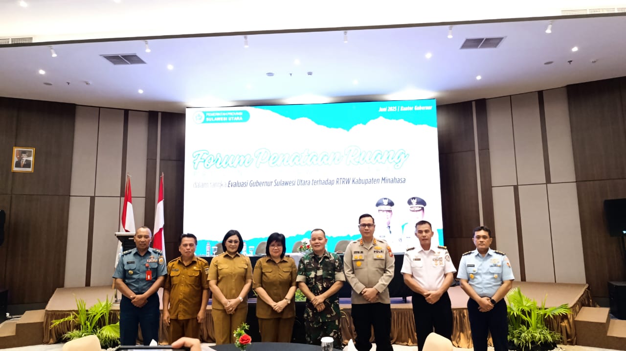 Sekda Minahasa Ikuti Rapat Evaluasi Ranperda RTRW 2025-2044