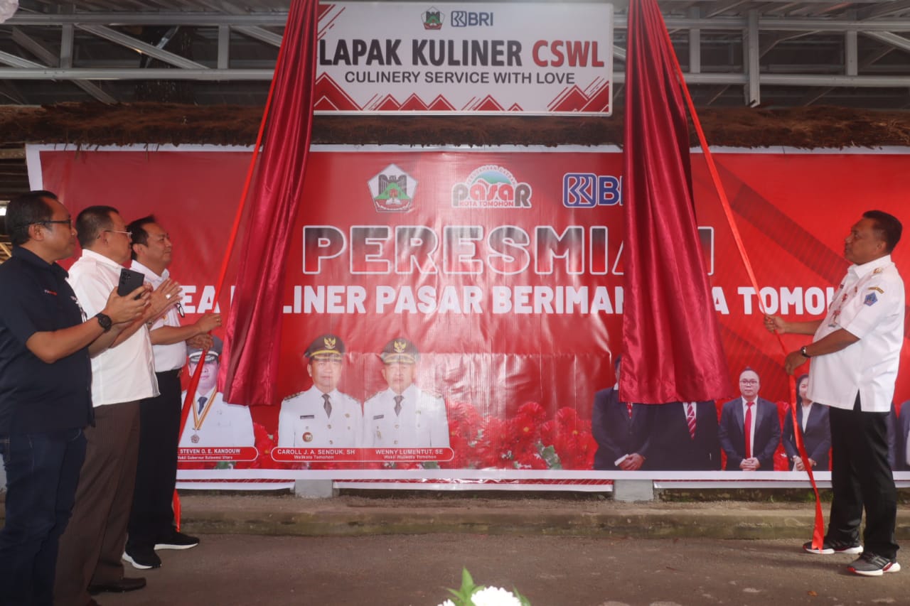 Kawasan Kuliner Pasar Beriman Diresmikan