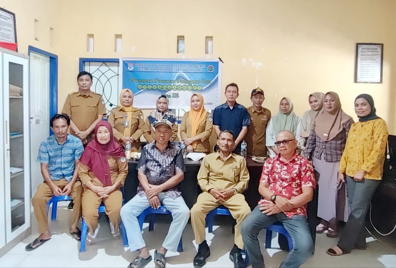 Musrenbangdes 2026, Pemdes Kotabunan Barat Bahas Program Prioritas