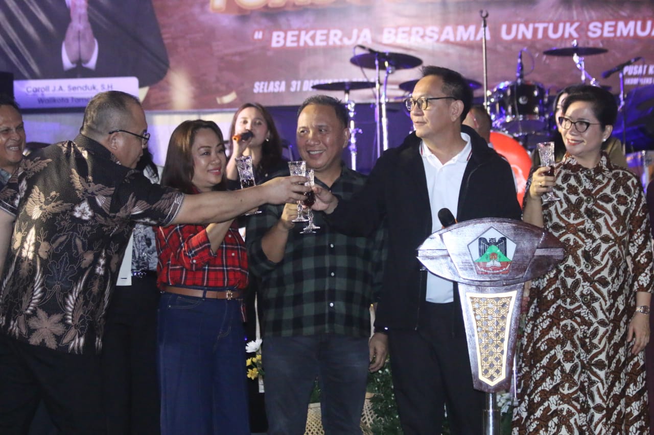 Pemkot Tomohon Gelar Toast Akhir Tahun 2024