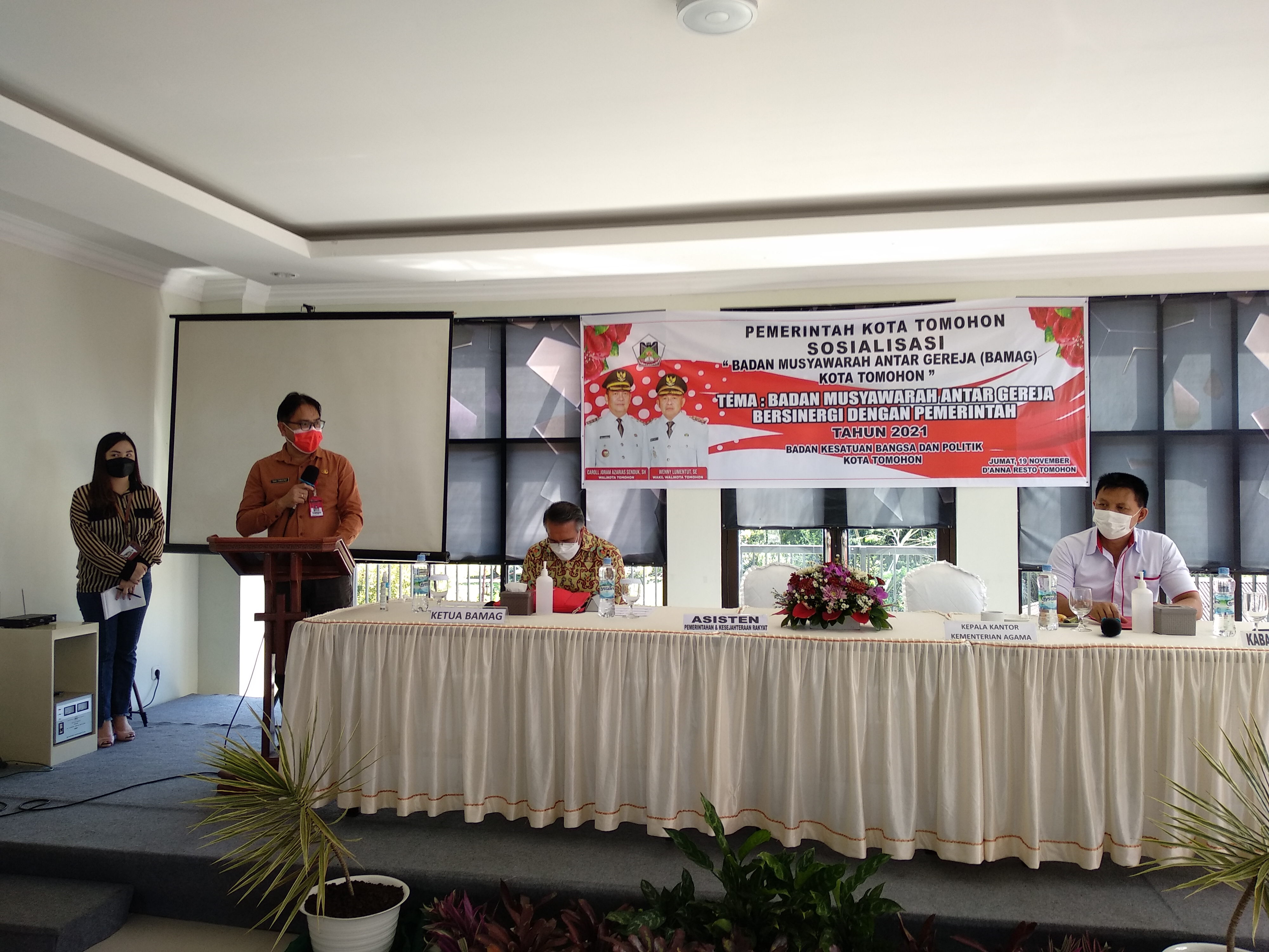 Sosialisasi Bamag Tomohon, Tokoh Agama Disebut Pejuang untuk Memperkokoh NKRI