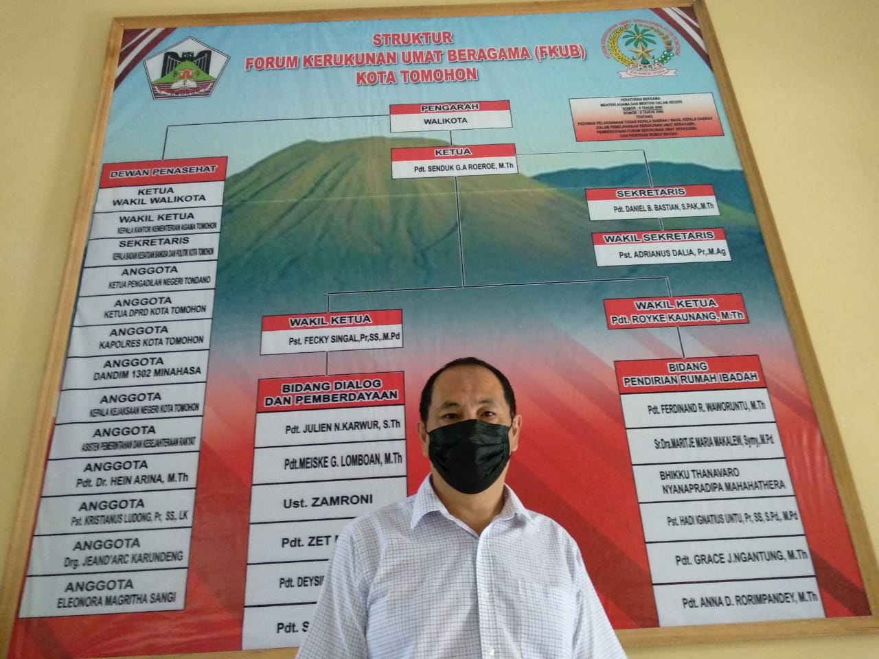 Bersama Pemkot Tomohon Hadapi  Covid-19, Tokoh Agama Diharapkan Edukasi Umat