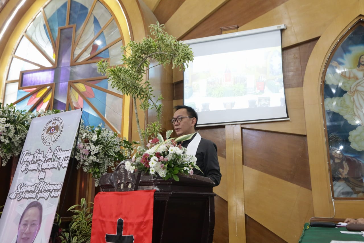 Momentum Pisah Sambut Pdt, Caroll Ajak Jemaat Sukseskan TIFF