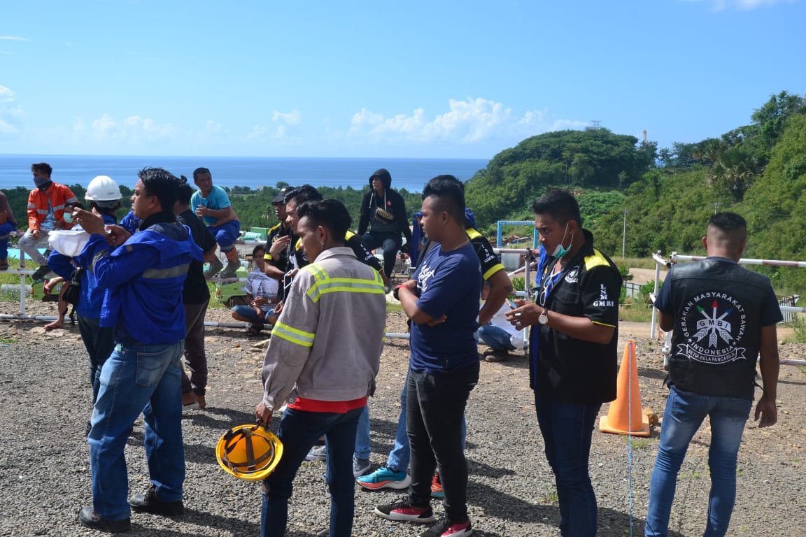 GMBI Kawal Karyawan PLTU Kema Sampaikan Aspirasi