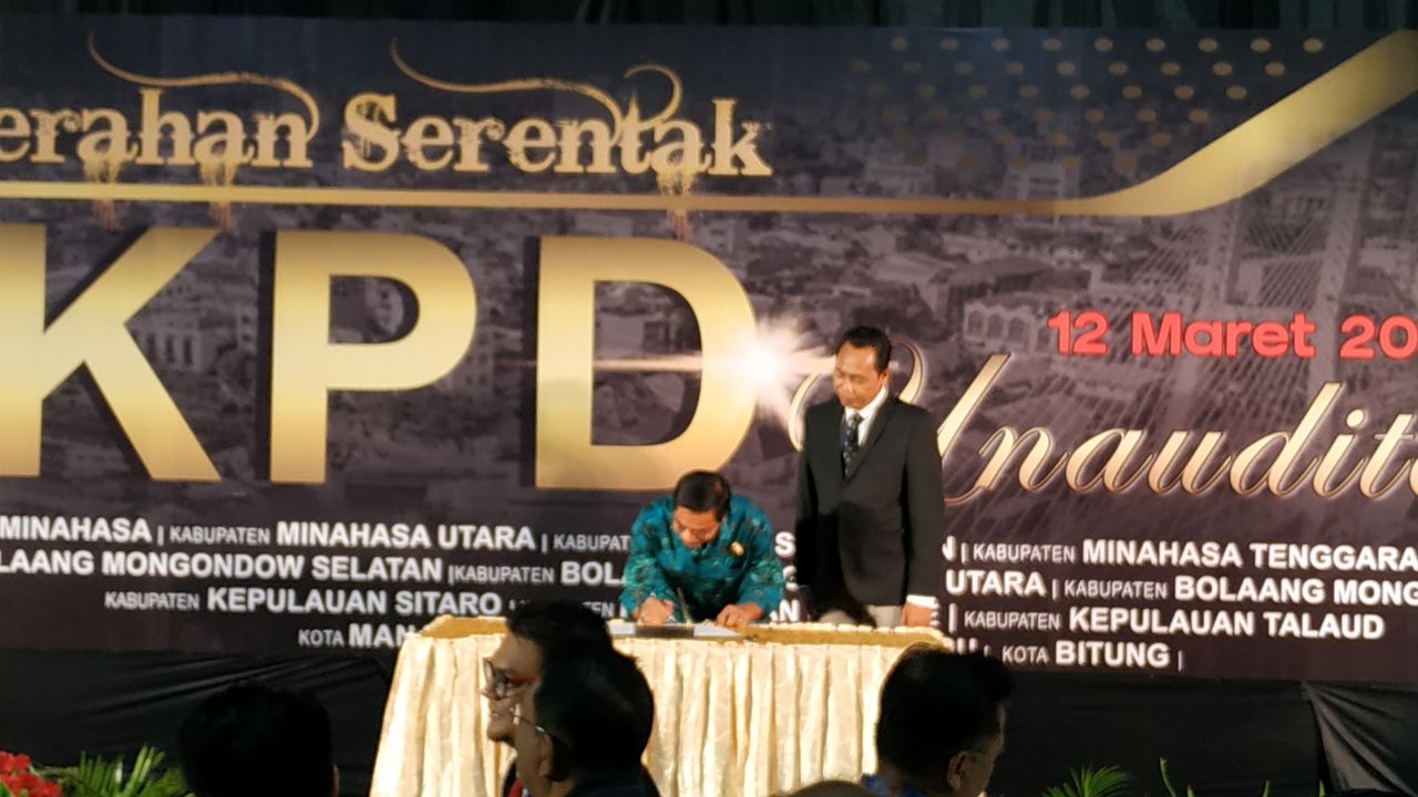 Landjar Serahkan LKPD 2019 ke BPK RI