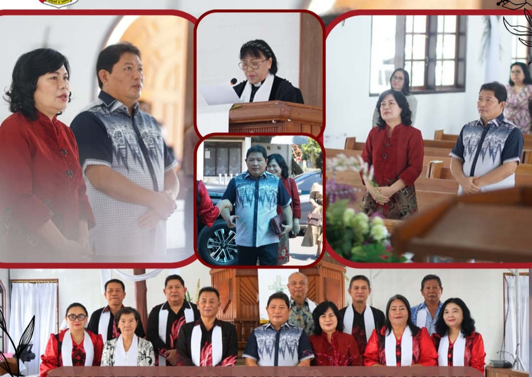 Bupati Kumendong dan Ketua TP-PKK Minahasa Hadiri Ibadah Minggu di Jemaat GMIM Moria Sasaran