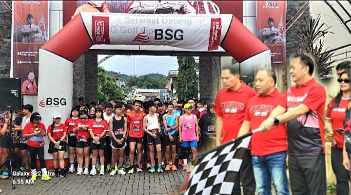 Gagas Soekarno Fun Run, PDIP Tomohon Jaring 500 Pelari