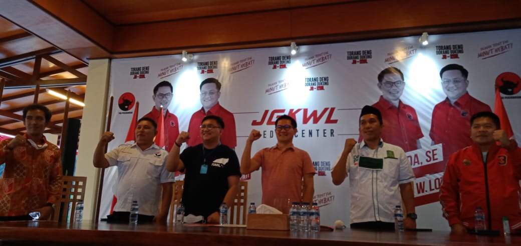 Dukungan Parpol Mengalir, Joune-Kevin Optimis Menang di Pilkada Minut