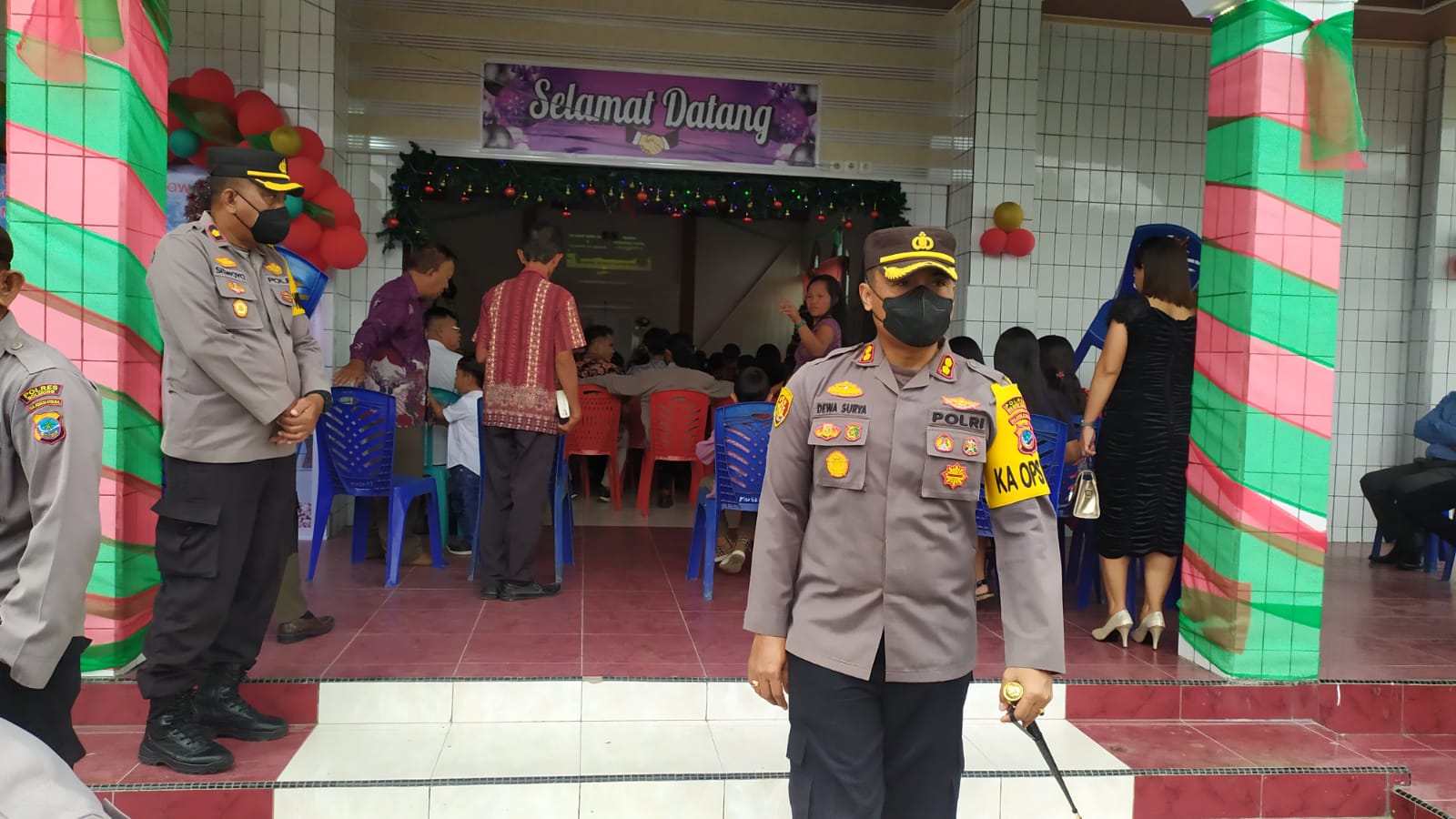 Kapolres Boltim Pantau Langsung Pelaksanaan Ibadah Natal