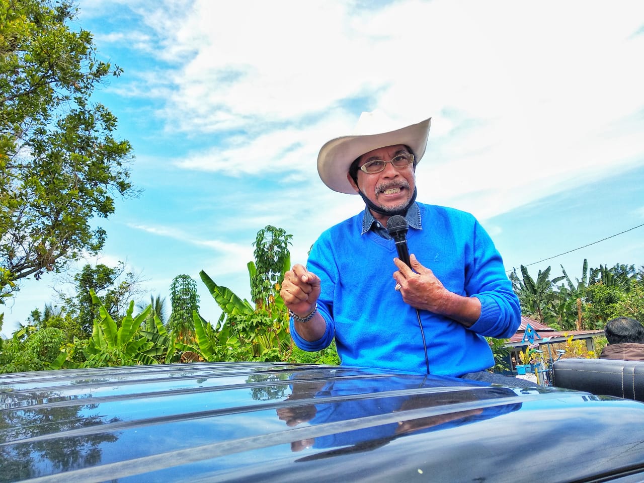 Terus Sosialisasi Covid-19, Landjar Pastikan Boltim Tetap Zona Hijau