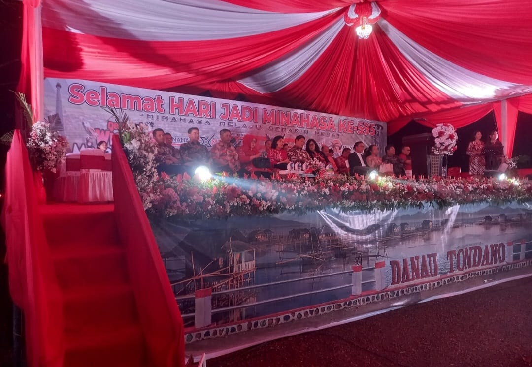 Sambut HUT Minahasa ke 595, Bupati Jemmy Kumendong Buka Pameran Minahasa Expo 2023