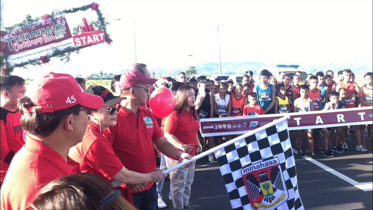 Tondano Lake Christmas Run 10K Sukses Digelar