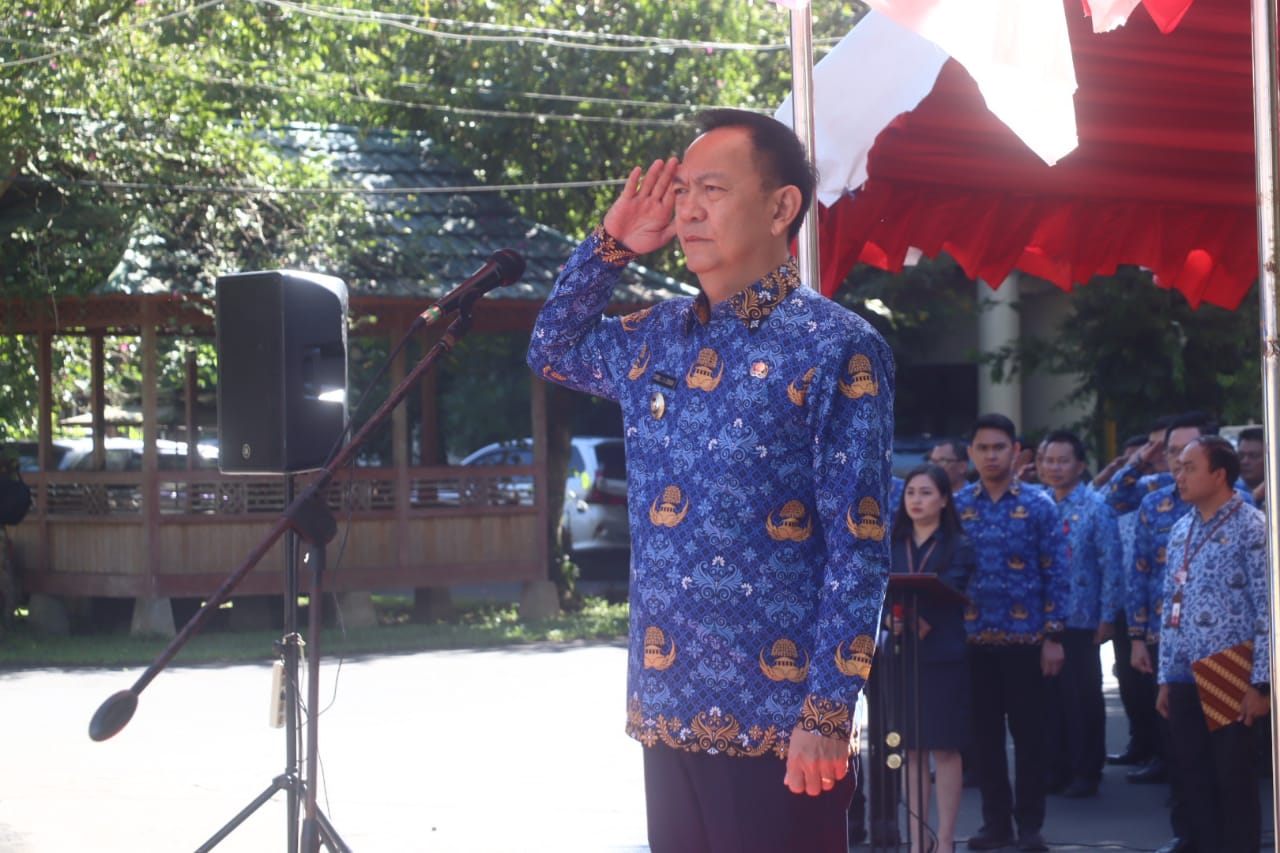 Irup Harkitnas 2024, Caroll Bacakan Sambutan Menkominfo