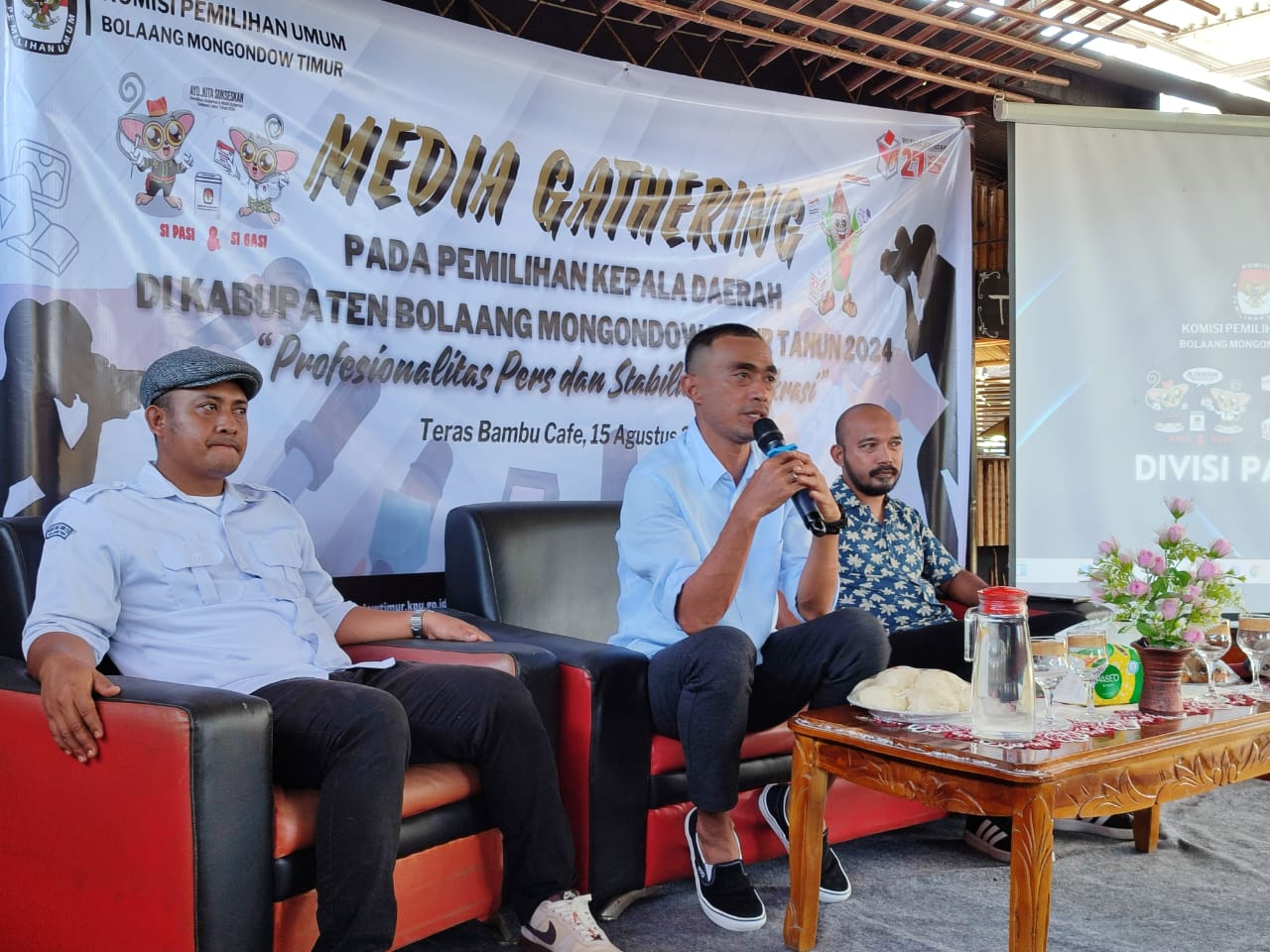 Media Gathering KPU Boltim, Profesionalitas Pers dan Stabilitas Demokrasi 