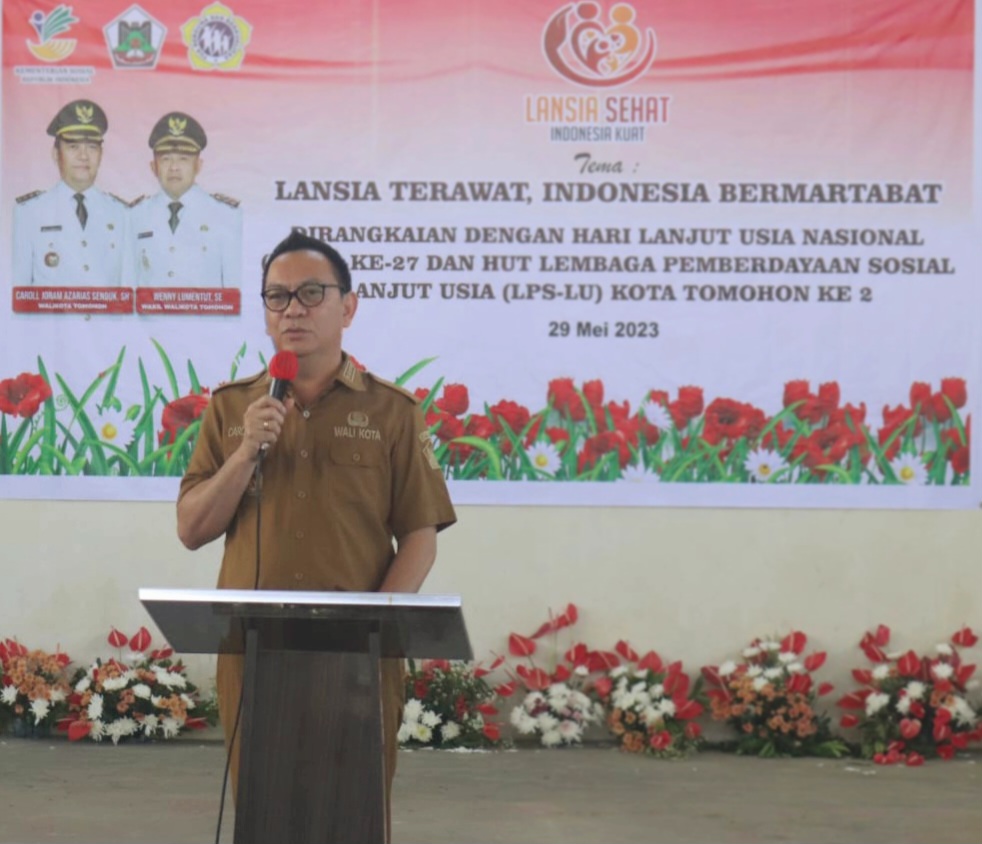 Caroll Ajak Masyarakat Lapor Jika Ada Lansia Berkekurangan
