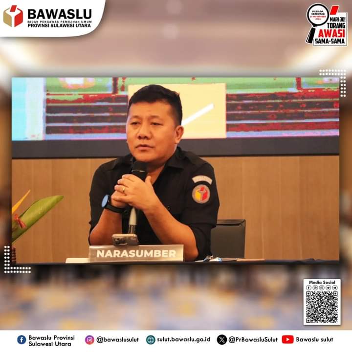 Linu: Bawaslu Sulut Pastikan Kedepankan Aspek Pencegahan dalam Pengawasan