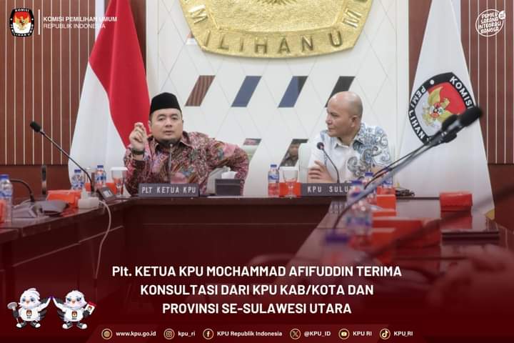 Diterima Ketua KPU RI, Tinangon: Konsultasi Divisi Hukum dan Pengawasan