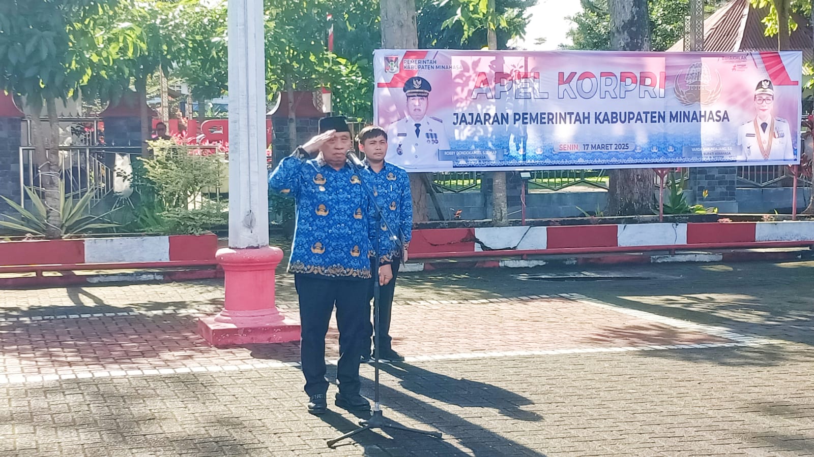 Pimpin Apel Korpri, Bupati Robby Dondokambey Minta ASN Tingkatkan Disiplinan Kinerja