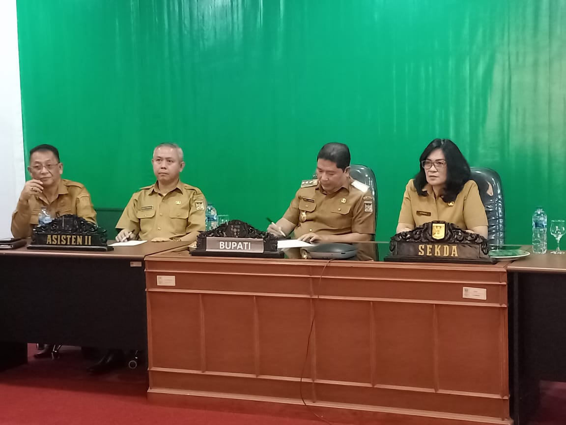 Pj Bupati Jemmy Kumendong Ikuti Rakor Pengendalian Inflasi dan Pengembangan Tanaman Obat Herbal Nasional 