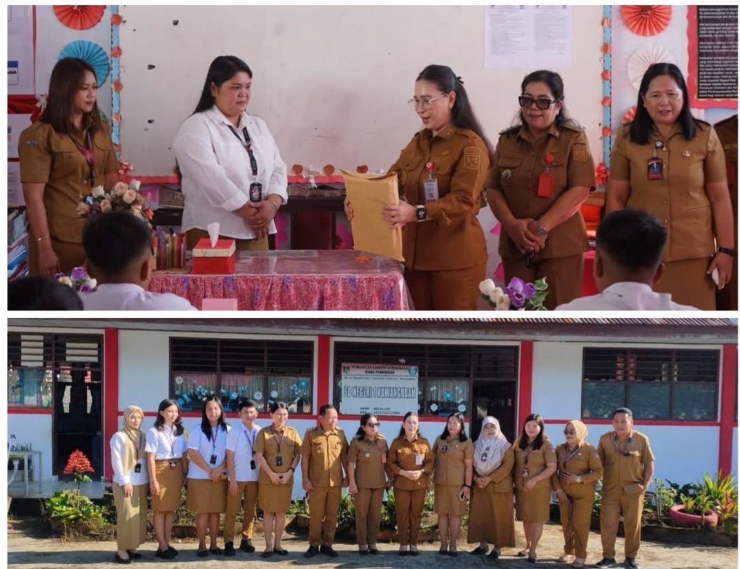 Wakil Bupati VaSung Pantau USAJ di SD Negeri Kawangkoan