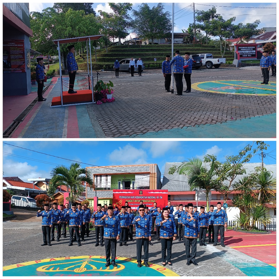 Lembaga Pemasyarakatan Tondano Gelar Upacara Peringatan Harkitnas